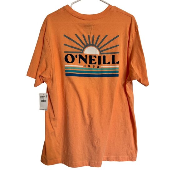 O’Neill Sun Supply Size XL NWT $28 Short Sleeve Tee NWT $28 Peach - Picture 2 of 7